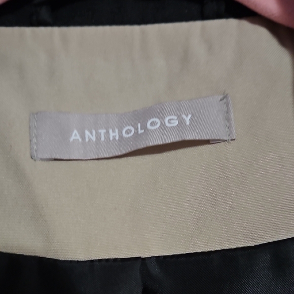 Anthology Beige Trench Coat with Black Trim - Picture 2 of 8